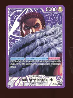 One Piece English OP11-062 Charlotte Katakuri Alternate Art Leader - Image 1