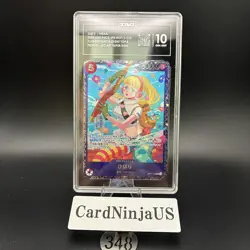 TAG GEM MINT 10 (985) Hibari OP11-010 SR Flagship Battle Prize - ONE PIECE 348 - Image 1