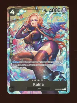 One Piece English OP03-081 Kalifa Alternate Art Rare - Image 1