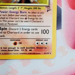 Charizard - 4/130 - Holo Rare - Base Set 2 - Pokemon Card #L7 - Image 5
