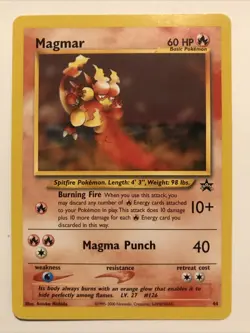 Magmar #44 - Black Star Promo - WoTC Pokemon Card - Image 1
