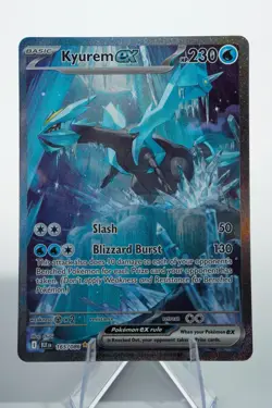 Kyurem ex 165/086 SIR Black Bolt Special Illustration Rare NM 2025 Pokemon Card - Image 1
