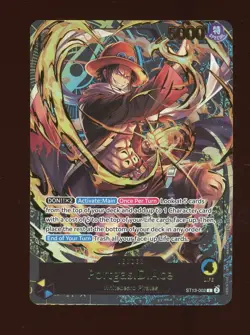 One Piece English ST13-002 Portgas.D.Ace Premium Card Alternate Art Leader - Image 1