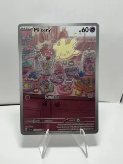 Milcery 152/142 Sv07: Stellar Crown SCR Holo Pokemon Card NM - Image 1