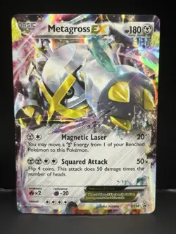 Pokemon Metagross EX Promo Holo Card XY34 XY Set HP English - Image 1