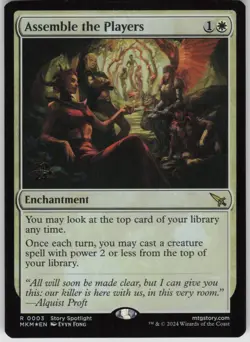 MTG Assemble the Players Foil NM Prerelease Cards Magic 3 - Image 1