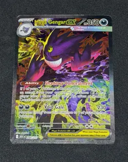 Pokemon Card Mega Gengar EX 284/217 Ascended Heroes Special Illustration Rare LP - Image 1