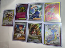 Lot Of 7 Pokemon Cards Mix Card Lot Stellar Crown - Image 1