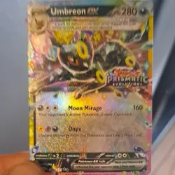 Pokemon Umbreon EX Prismatic Evolutions 060/131 Holo 160 HP Card - Image 1