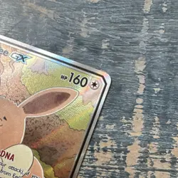 Pokemon TCG Eevee GX Promo Holo SM233 SM Basic 160 HP English Card Stock - Image 3