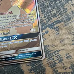 Pokemon TCG Eevee GX Promo Holo SM233 SM Basic 160 HP English Card Stock - Image 4