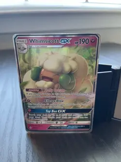 Pokemon Whimsicott GX (Off Center Card!) Ultra Rare Card Unbroken Bonds 140/214 - Image 3