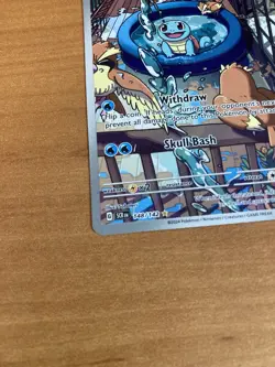 Pokemon Squirtle TCG Full Art Holo Card 148/142 Stellar Crown Illustration Rare - Image 2