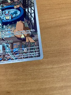 Pokemon Squirtle TCG Full Art Holo Card 148/142 Stellar Crown Illustration Rare - Image 3