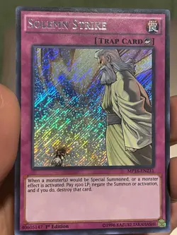 Yu-Gi-Oh Solemn Strike MP16-EN231 1st Edition Secret Rare Near Mint Condition - Image 1