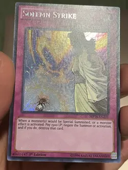 Yu-Gi-Oh Solemn Strike MP16-EN231 1st Edition Secret Rare Near Mint Condition - Image 2