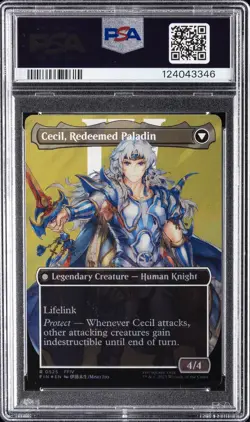2025 MTG FINAL FANTASY #0525 CECIL, DARK KNIGHT/CECIL, REDEEMED PALADIN PSA 10 - Image 2