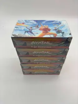 Lot of (5) Magic The Gathering Avatar The Last Airbender Play Boosters SEALED - Image 1