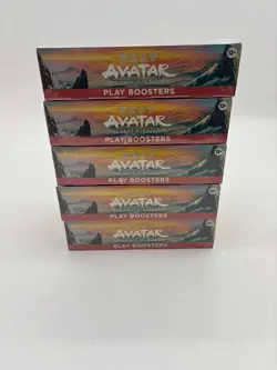 Lot of (5) Magic The Gathering Avatar The Last Airbender Play Boosters SEALED - Image 3