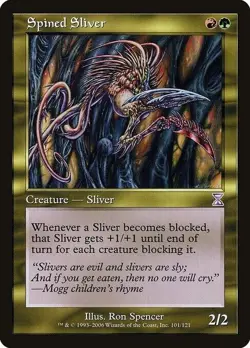 Spined Sliver Time Shifted Moderate Play MTG Magic DNA GAMES - Image 1