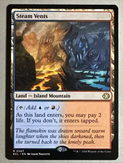 MTG / Steam Vents / ECL / #267 / Regular / Rare / NM - Image 1