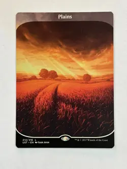 MTG Plains UST 212 Nonfoil L Lightly Played - Image 1