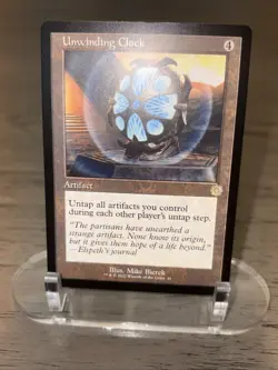 UNWINDING CLOCK RETRO MTG MAGIC BROTHERS' WAR NM - Image 2