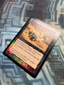 MTG Foil Engineered Plague EX/LP- 7th Edition - Image 4