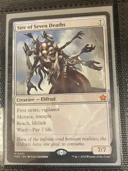 MTG Sire of Seven Deaths FDN 001 - Image 1