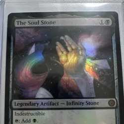 Magic: The Gathering The Soul Stone Legendary Artifact Foil Marvel's Spider-Man… - Image 3
