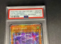 2022 Yu-Gi-Oh! Yata-Garasu BLCR-EN098 1st Edition Starlight Rare PSA 10 GEM MINT - Image 2