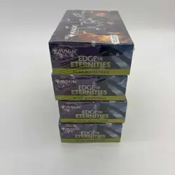 Lot (4) Magic The Gathering Edge of Eternities EOE Play Booster Box 2025 Sealed - Image 2