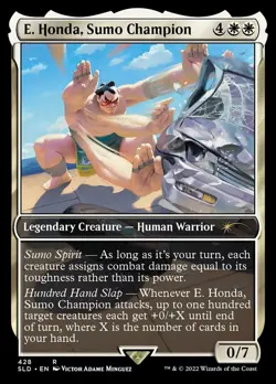 MTG E. Honda, Sumo Champion, NM-Mint, English Secret Lair Drop Series - Image 1