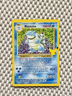 Blastoise 2/102 Holo Pokemon Celebrations 25th Anniversary English Near Mint #57 - Image 1