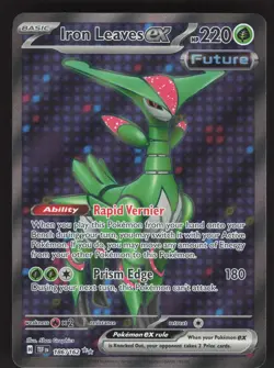 Iron Leaves ex 186/162 Pokemon TCG SV05: Temporal Forces NM - Image 1