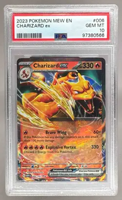 2023 Pokemon Scarlet Violet 151 MEW EN 006 Charizard ex PSA 10 97380566 - Image 1