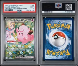 2025 POKEMON JOURNEY TOGETHER SPECIAL ILLUSTRATION LILLIE'S CLEFAIRY EX PSA 9 - Image 3