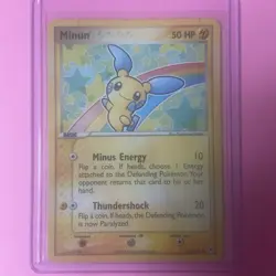 Minun 67/101 Hidden Legends Pokemon TCG Regular Card, Near Mint/LP Condition - Image 1