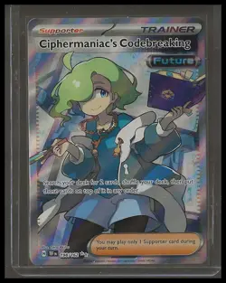 Pokemon TCG Ciphermaniac's Codebreaking 198/162 Temporal Forces Ultra Rare NM/M - Image 1