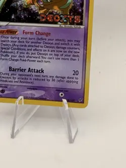 2005 Pokemon Deoxys (Defense Forme) 18/107 EX Deoxys Reverse Holo Rare - Image 2