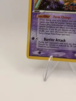 2005 Pokemon Deoxys (Defense Forme) 18/107 EX Deoxys Reverse Holo Rare - Image 5