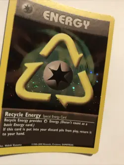 Recycle Energy - WOTC League Promo Pokemon - Holo Card - Image 2