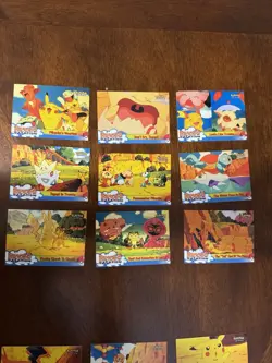 Pokemon Topps Pikachu's Vacation Trading Card Complete Set 18 42-59 LP - Image 2