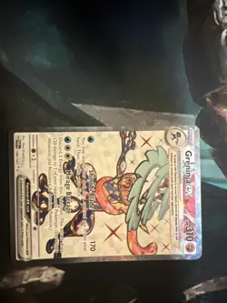 Greninja EX Ultra Rare Full Art 198/167 Pokemon Twilight Masquerade - NM - Image 1