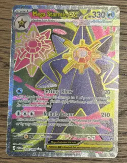 Mega Starmie EX 102/088 Full Art Ultra Rare Pokemon TCG: Perfect Order - Image 1