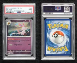 Sylveon Poke Ball Foil Pokemon Prismatic Evolutions PRE PSA 9 MINT - Image 3