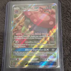 Pokemon Vileplume GX 211/236 Cosmic Eclipse Full Art Holo 240 HP 2019 - Image 1