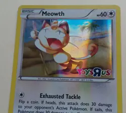 Pokemon MEOWTH 53/83 Holo Toys R Us Stamped - 2016 Promo Generations - Image 3