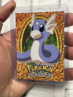 Dratini #147 E10 of 12 Stage 1 Topps Pokemon Series Animation Edition Blue NM/MT - Image 2