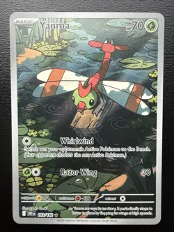FREE SHIPPING Pokemon TCG Destined Rivals Yanma Illustration Rare #183/182 - Image 1